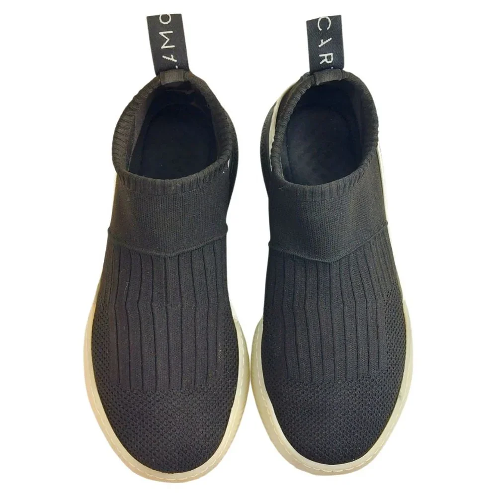 STELLA MCCARTNEY Loop Sock Sneakers Black & White Size 37 / US 7 - Picture 4 of 9